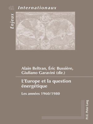 cover image of LEurope et la question énergétique